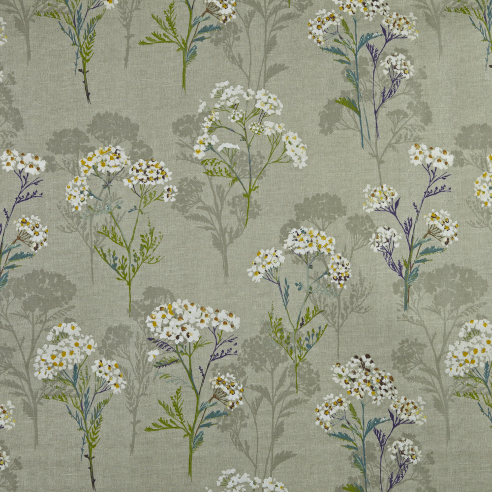 Yarrow Foxglove Fabric by Prestigious Textiles