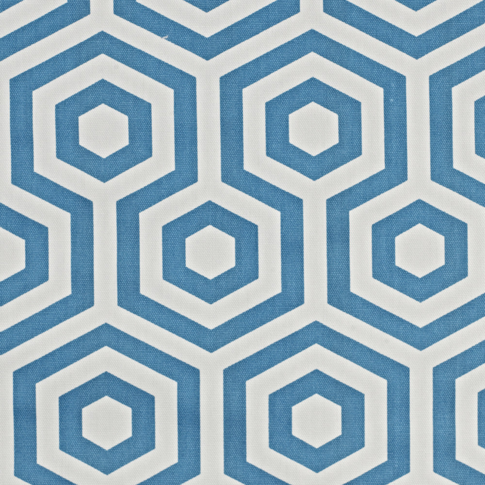 Hex Azure Fabric by Prestigious Textiles