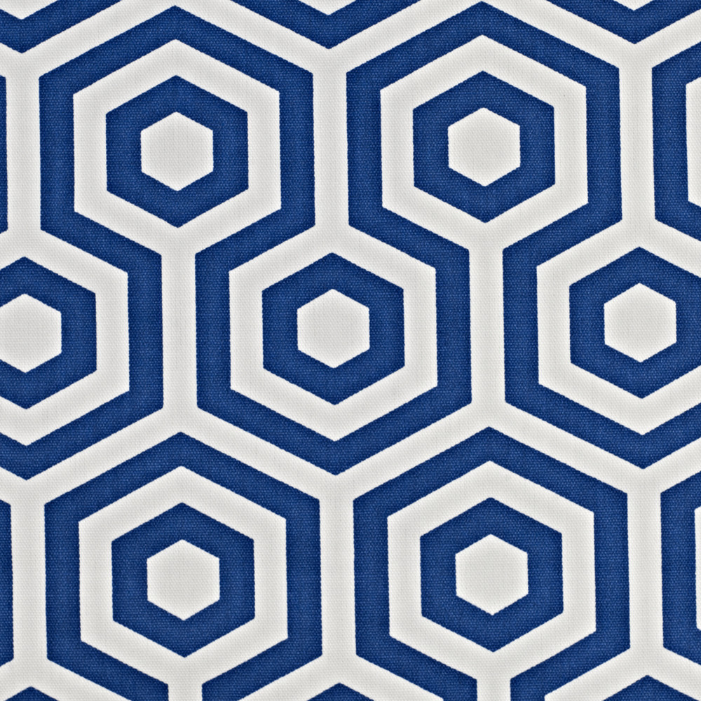 Hex Cobalt Fabric by Prestigious Textiles