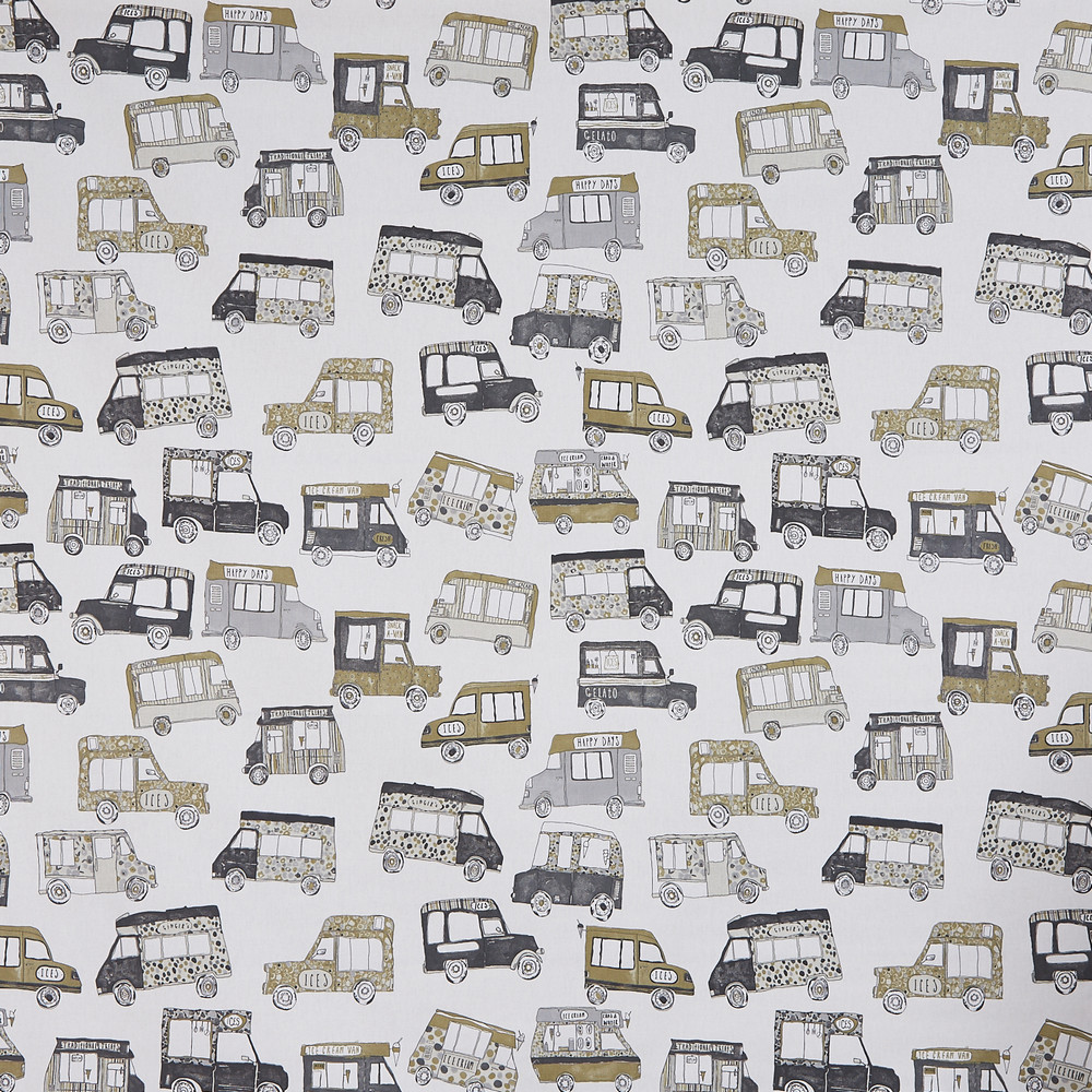 Gelato Graphite Fabric by Prestigious Textiles