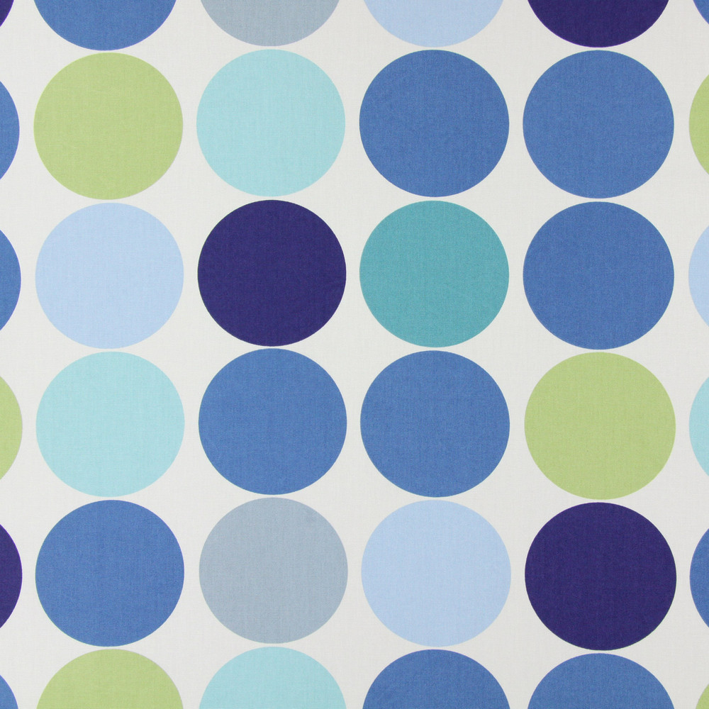 Spot On Petrol Fabric by Prestigious Textiles