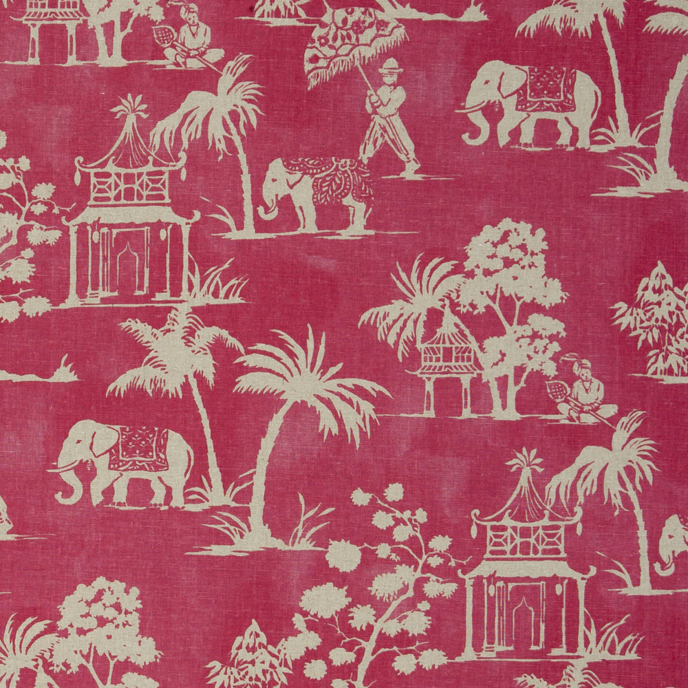 Mandir Sorbet Fabric by Clarke & Clarke
