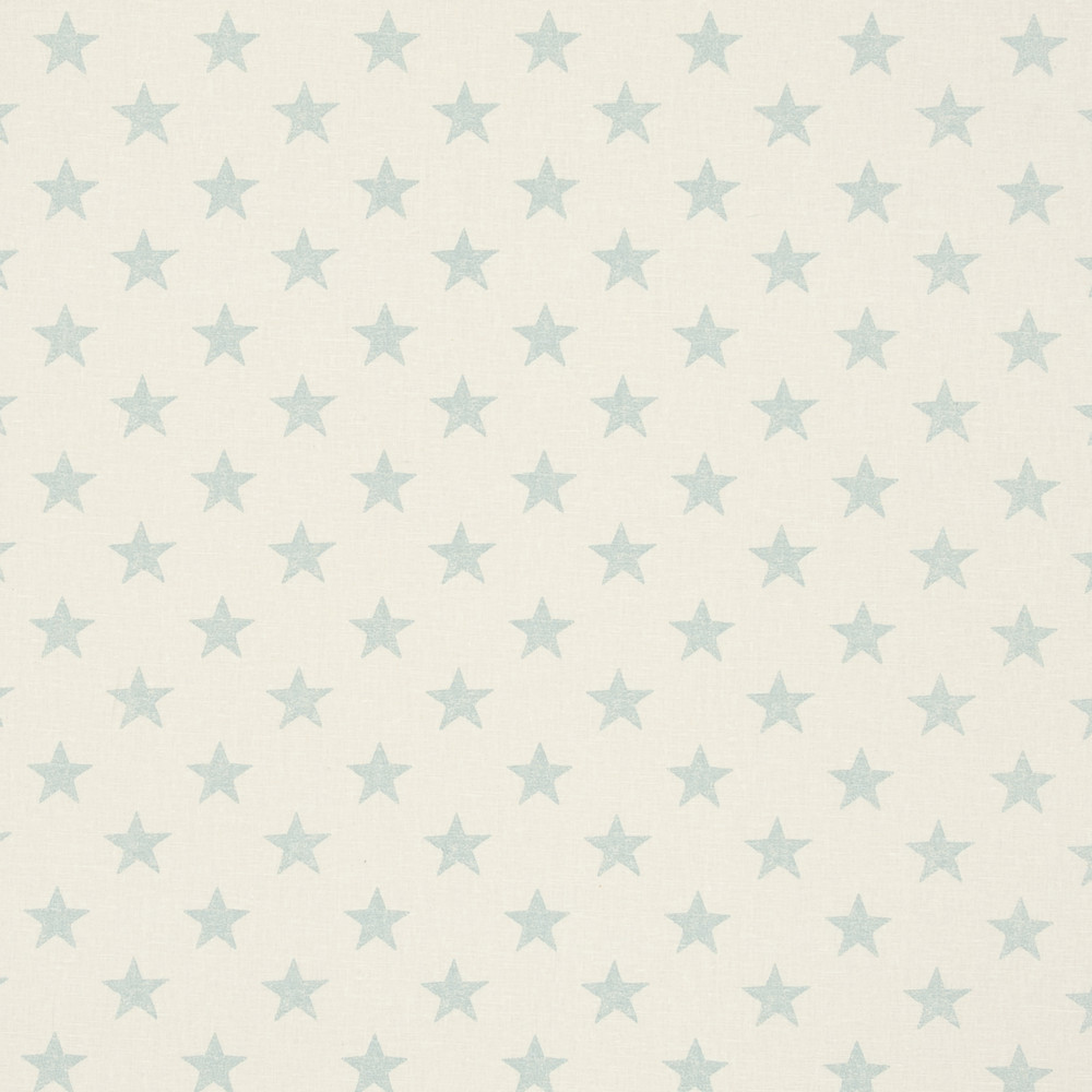 Stars Duckegg Fabric by Clarke & Clarke