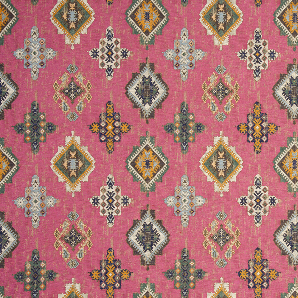 Konya Azalea Fabric by Clarke & Clarke