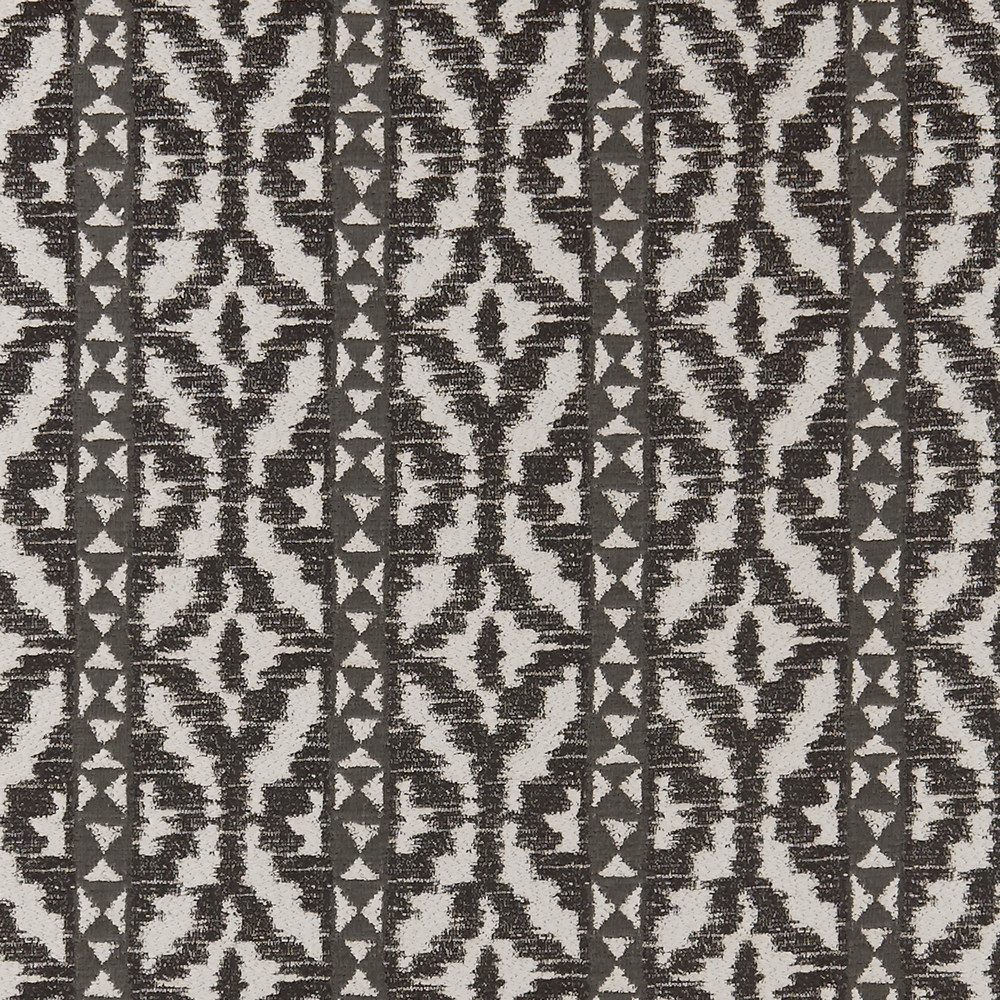 Bw1005 Black / White Fabric by Clarke & Clarke