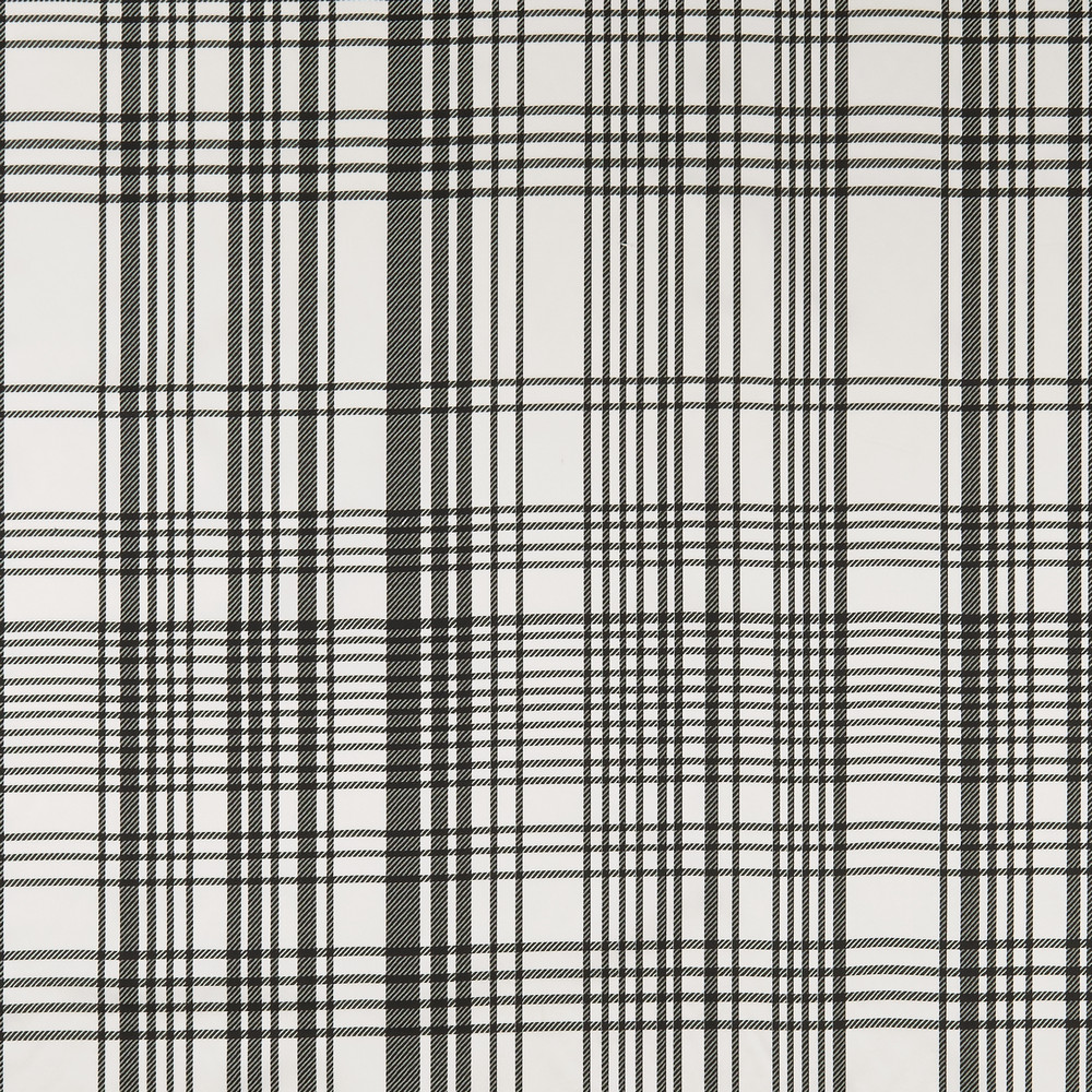 Bw1006 Black / White Fabric by Clarke & Clarke