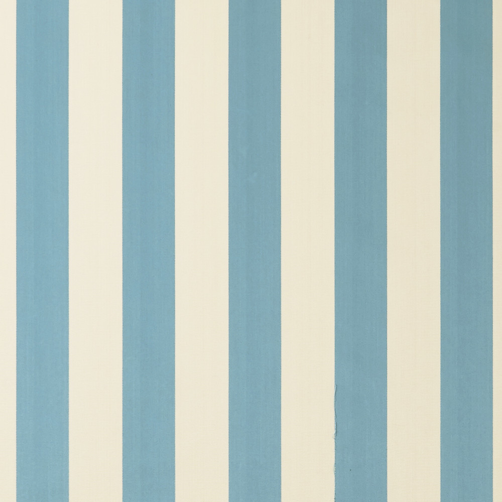 St James Stripe Aqua Fabric by Clarke & Clarke