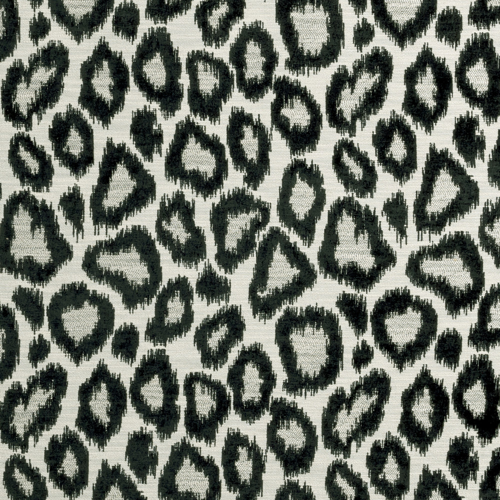 Bw1039 Black / White Fabric by Clarke & Clarke