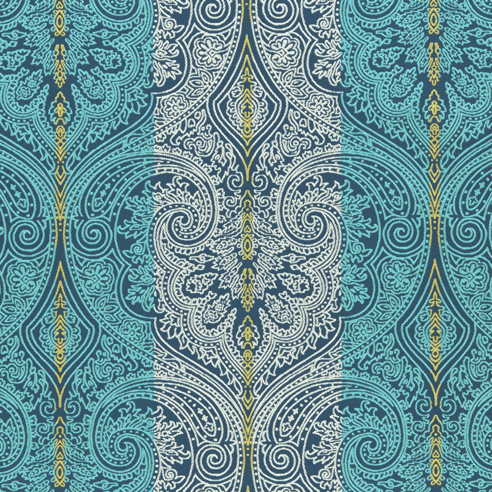 Roxana Indigo Fabric by Clarke & Clarke