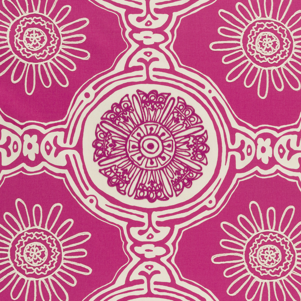 Maxime Cerise Fabric by Clarke & Clarke