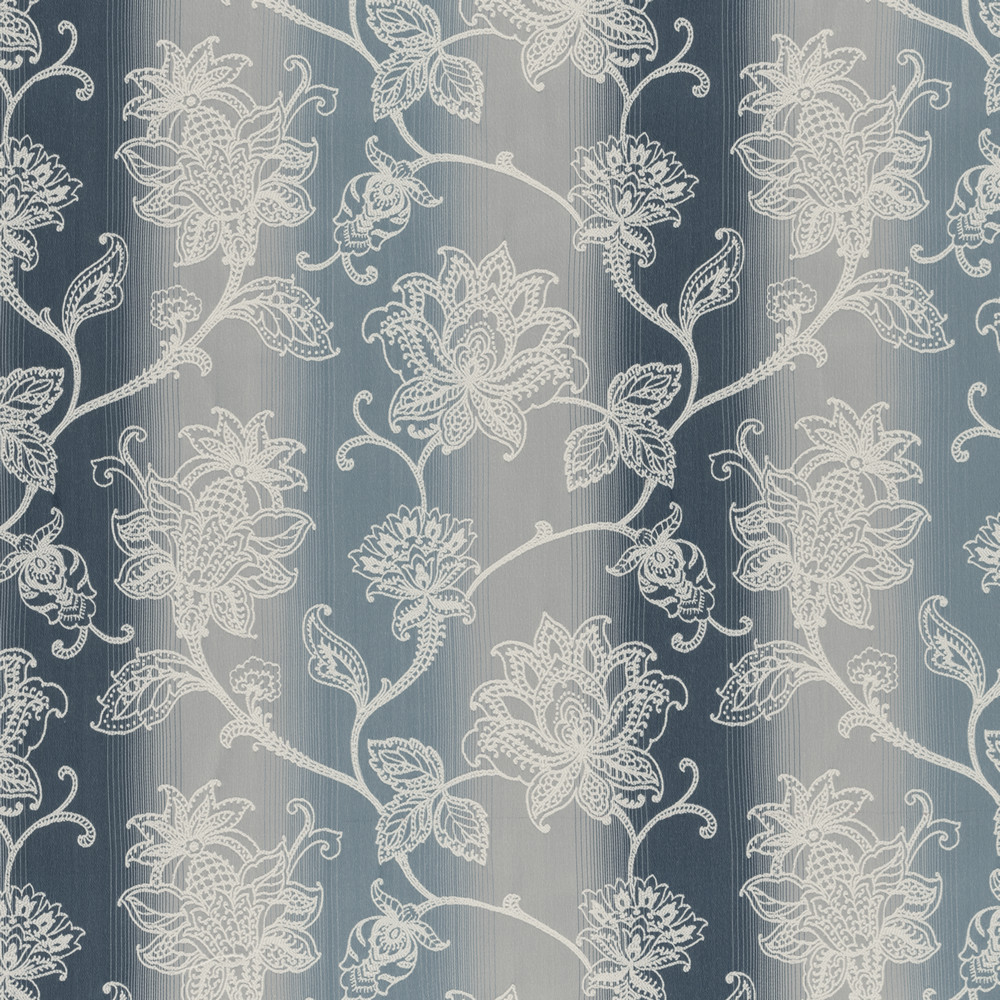 Raphael Indigo Fabric by Clarke & Clarke