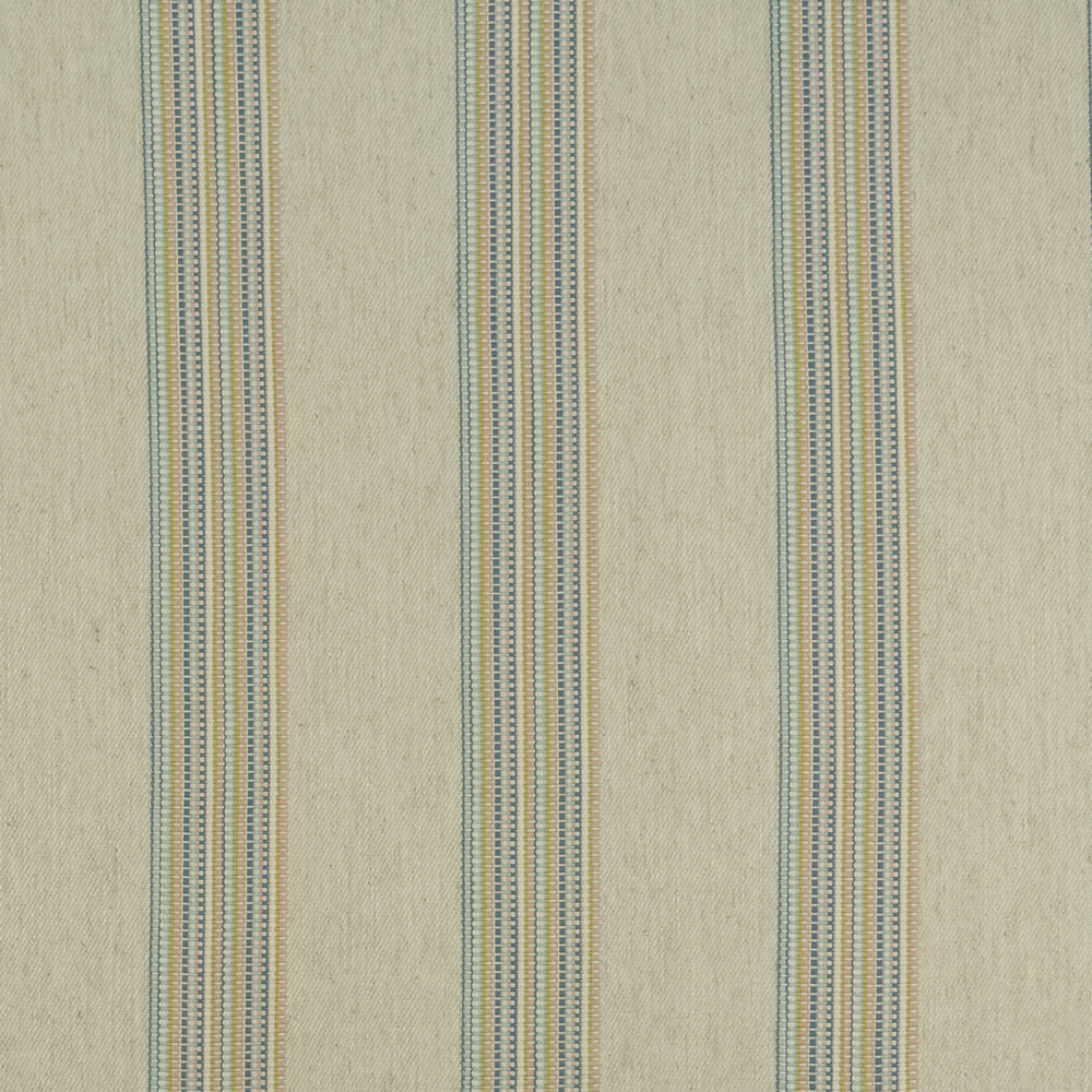 Boho Stripe Damson / Spice Fabric by Clarke & Clarke