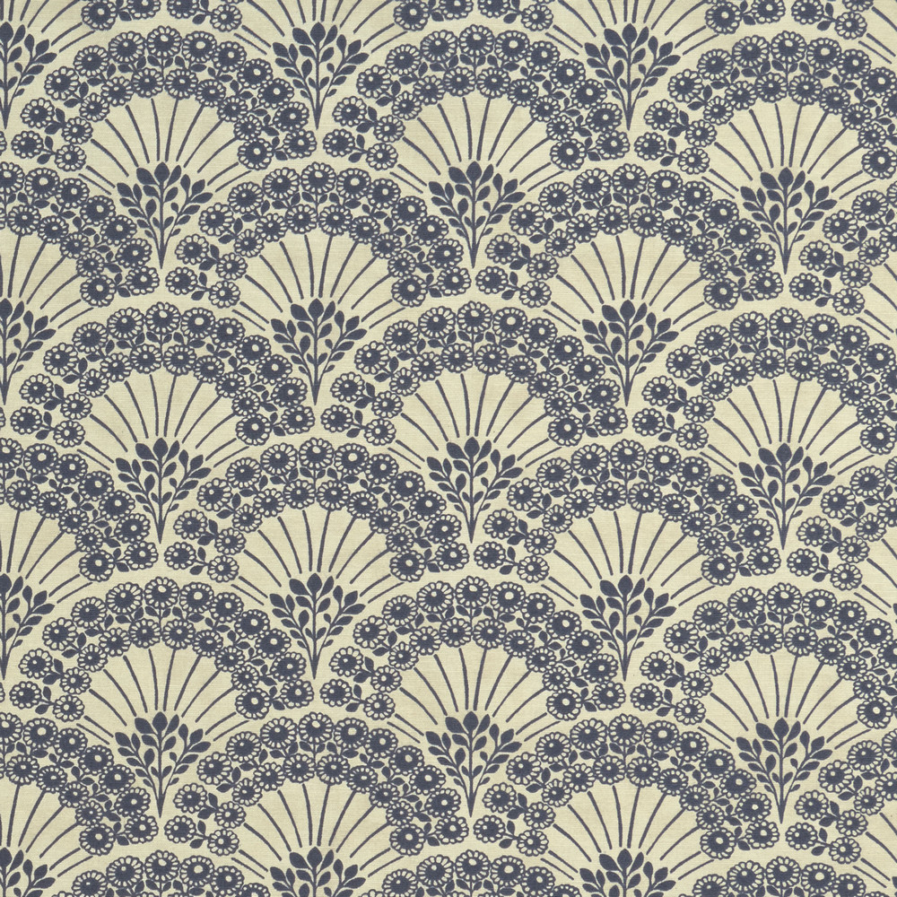 Fitzroy Midnight Fabric by Clarke & Clarke