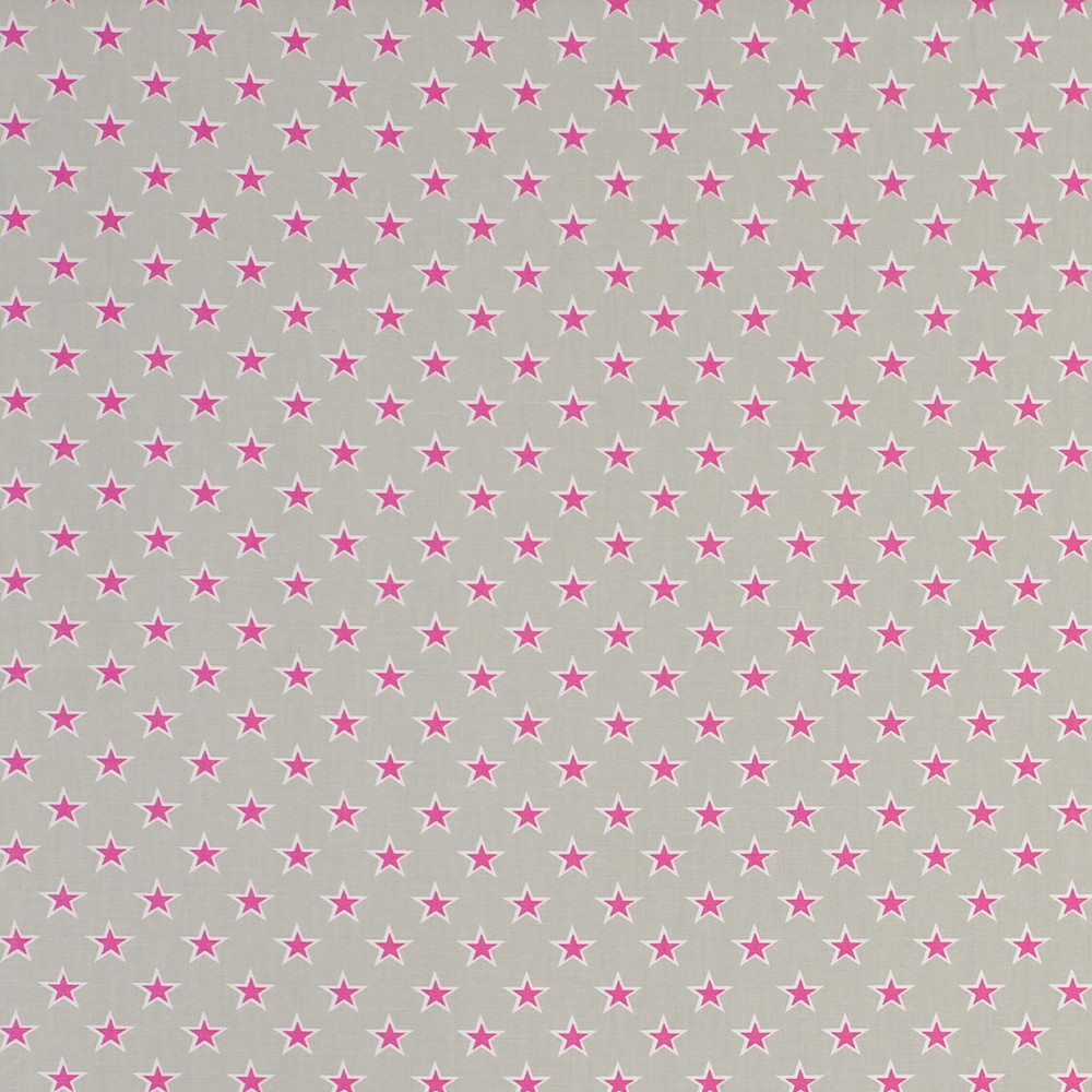 Shooting Stars Raspberry Fabric by Studio G