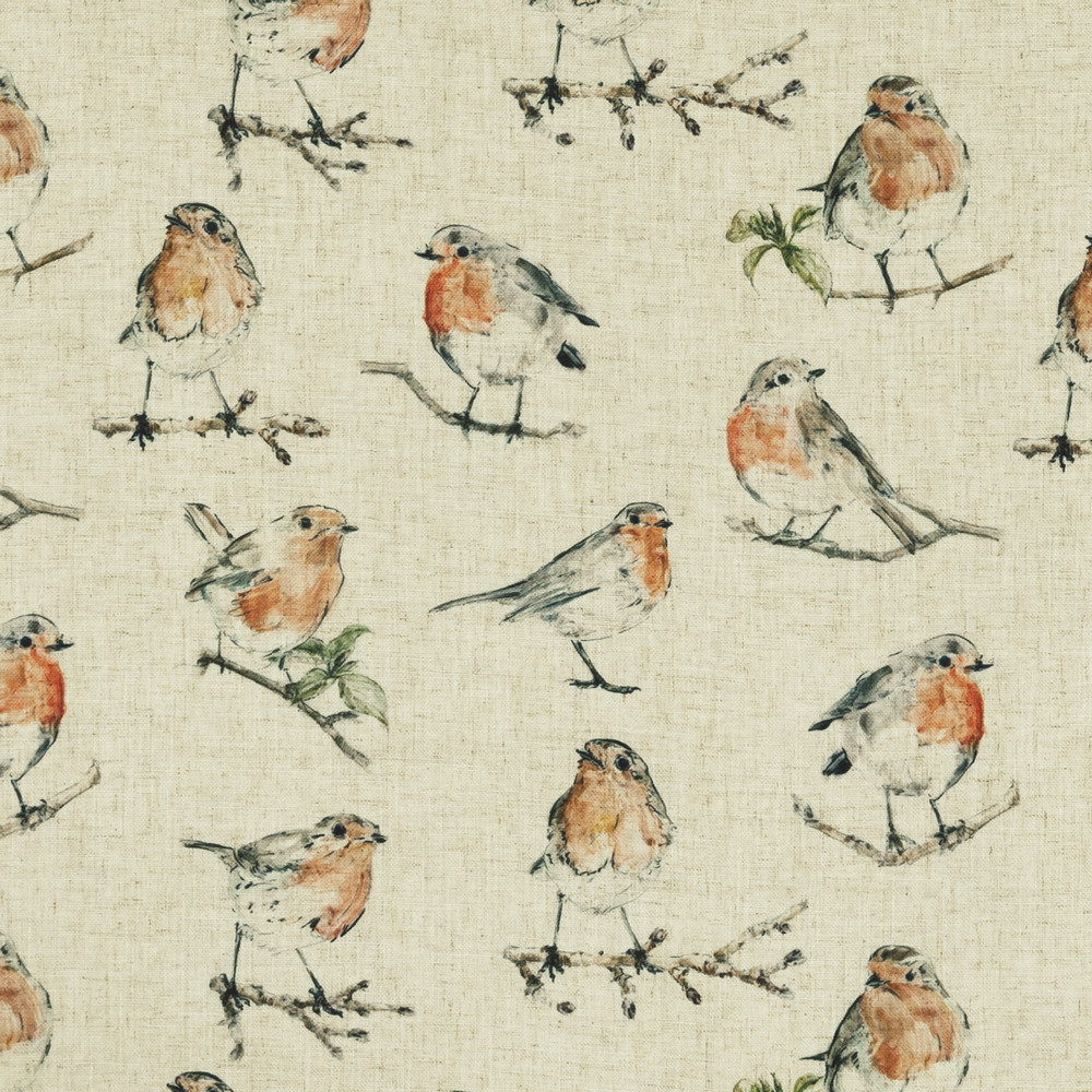 Dawn Chorus Linen Fabric by Studio G