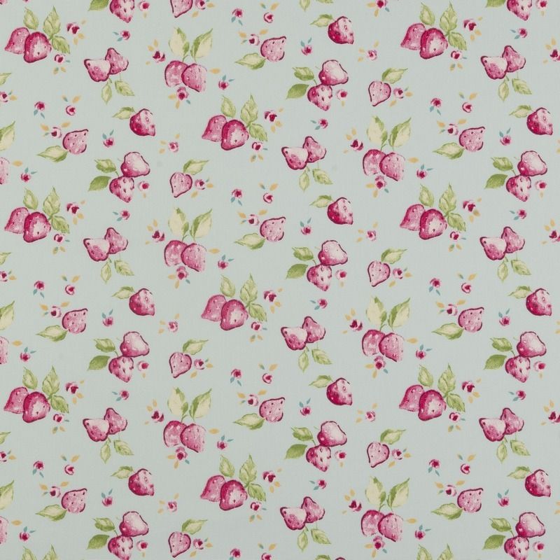 Strawberry Duckegg Fabric by Studio G