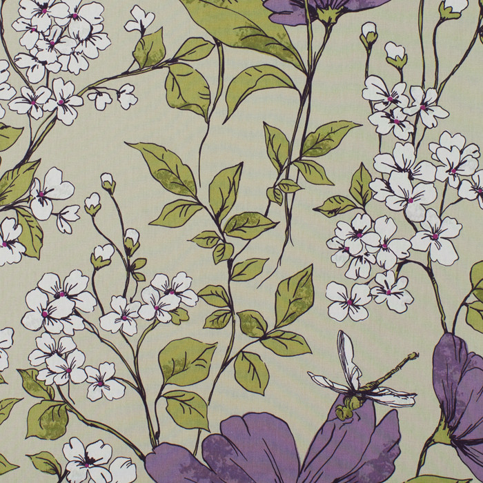 Anissa Mauve Fabric by Ashley Wilde