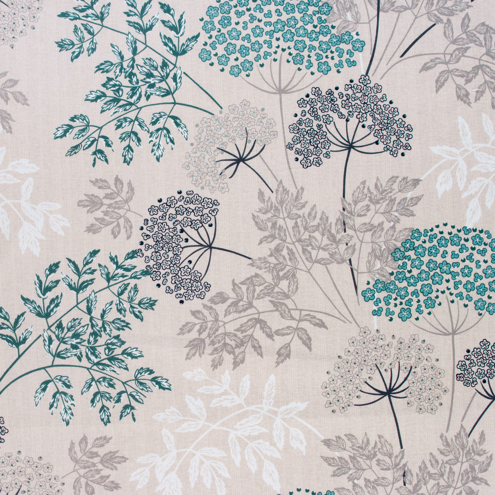 Elland Teal Fabric by Ashley Wilde