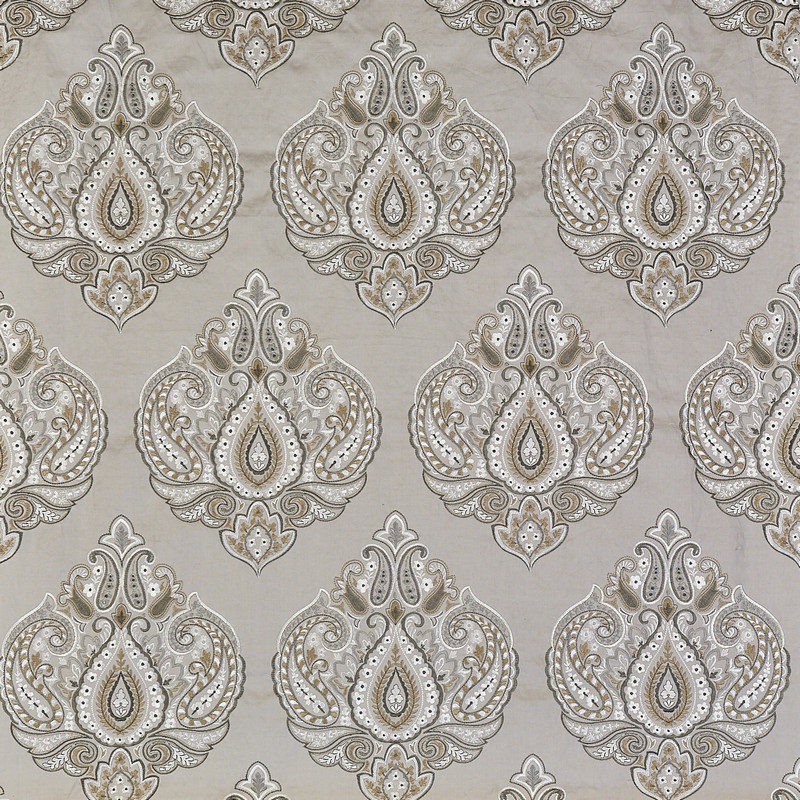 Dauphine Silver Fabric by Prestigious Textiles