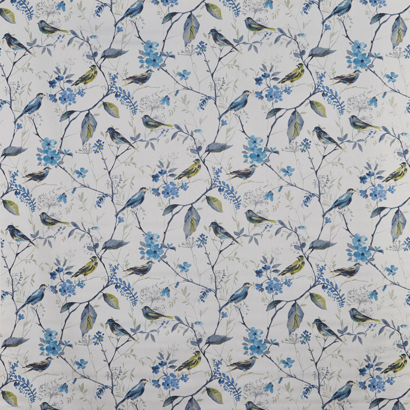 Birdsong Larkspur Fabric by Prestigious Textiles