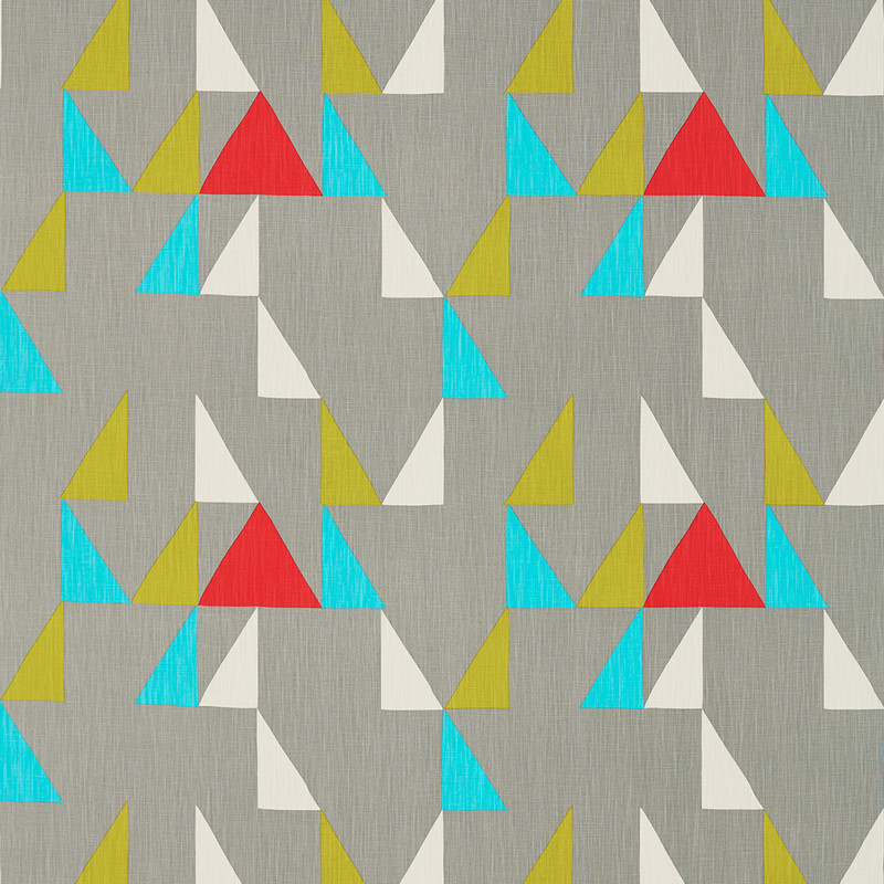 Modul Kiwi / Marine / Poppy Fabric by Scion