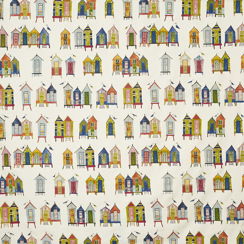 Beach Hut Neopolitan Fabric by Prestigious Textiles