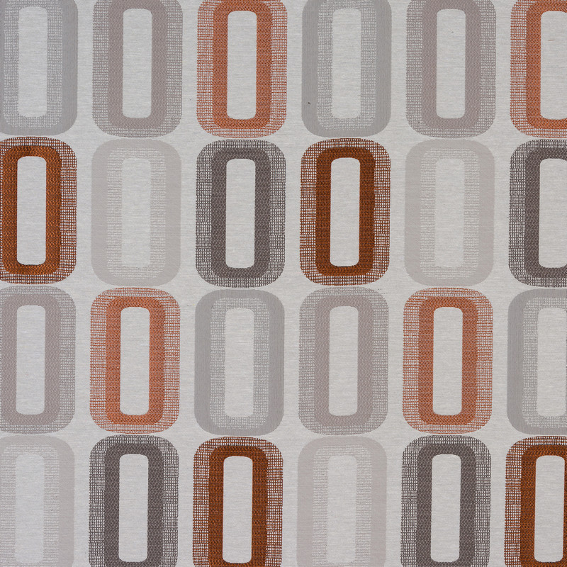 Dahl Terracotta Fabric by Fryetts