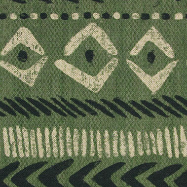 Adumu Green Fabric by Art Of The Loom