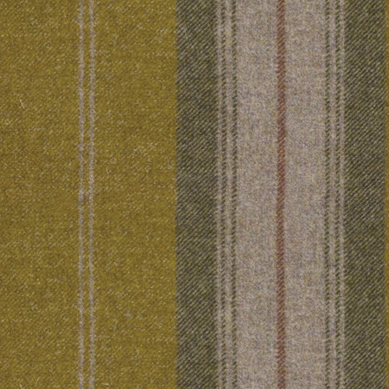 Austin Stripe Autumn Gold Fabric by Art Of The Loom