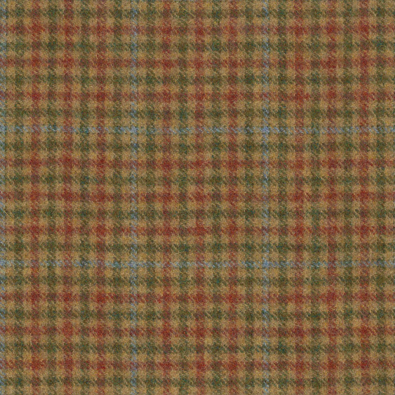 Hodder Check Pasture Fabric by Art Of The Loom