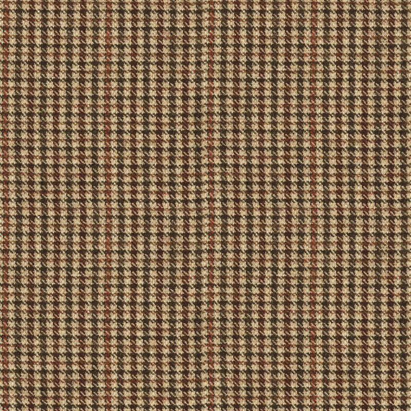 Ilkley Natural/Brown Fabric by Art Of The Loom