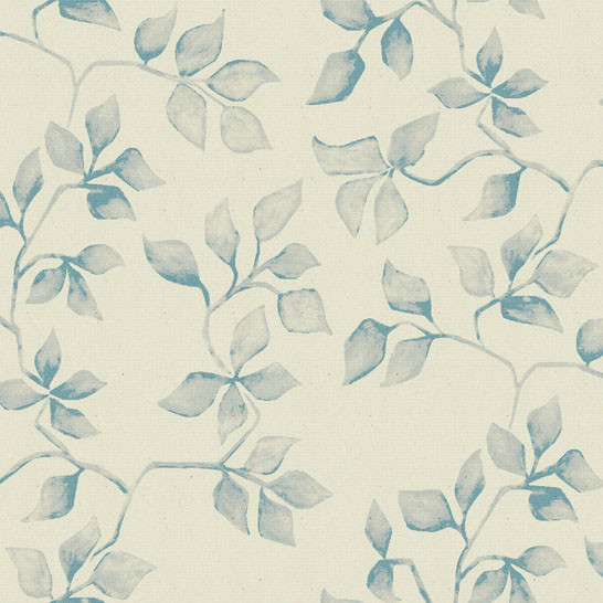 Ivy French Blue Fabric by Art Of The Loom