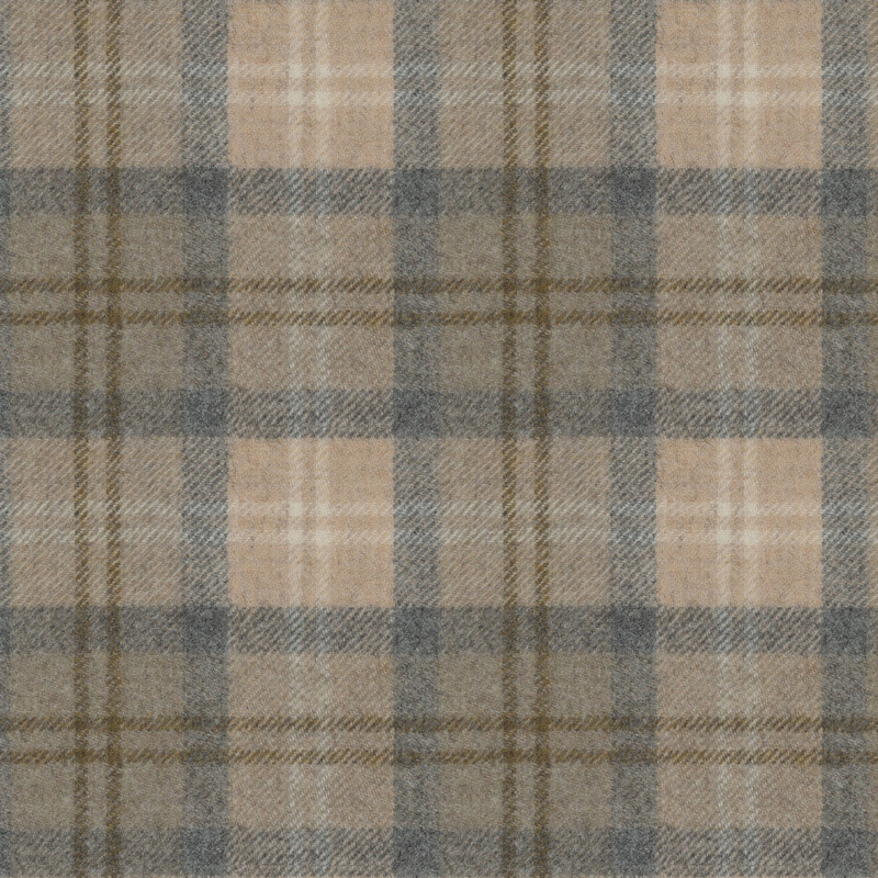 Oban Plaid Atlantic Breeze Fabric by Art Of The Loom