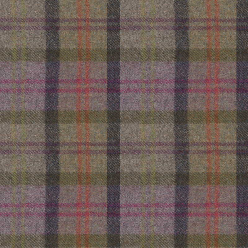 Oban Plaid Celtic Thistle Fabric by Art Of The Loom