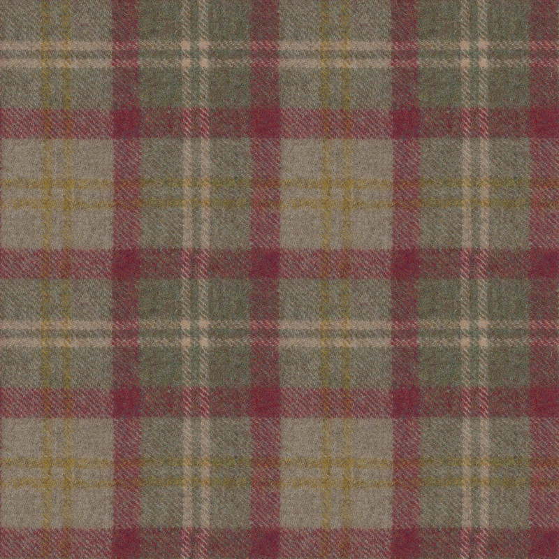 Oban Plaid Mountain View Fabric by Art Of The Loom