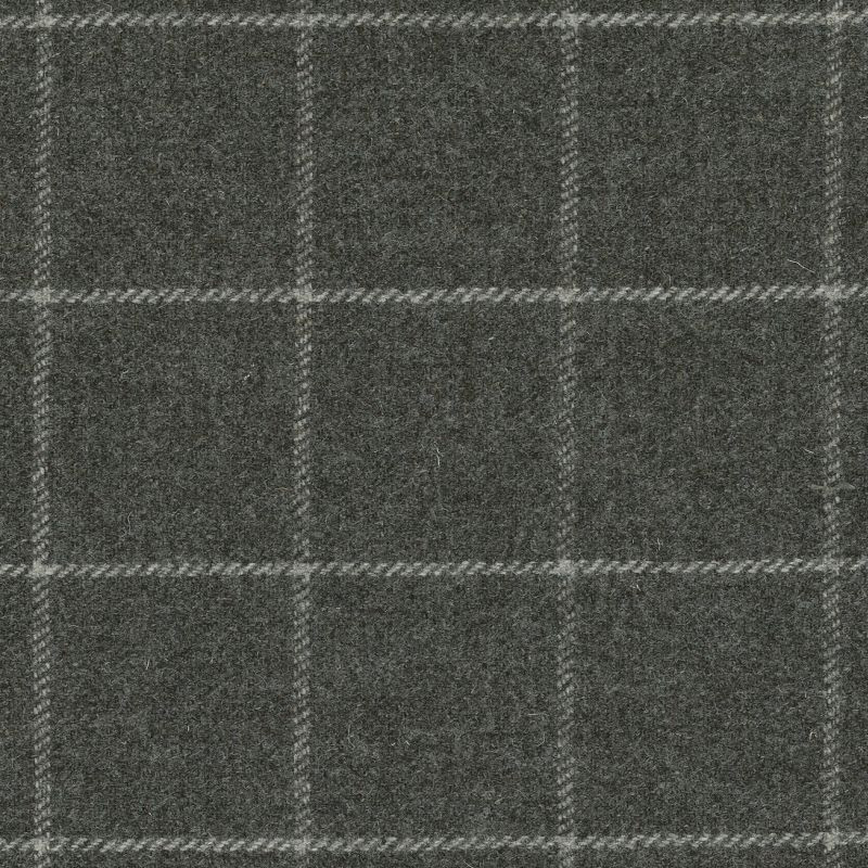 Siegfried Check Soot Fabric by Art Of The Loom