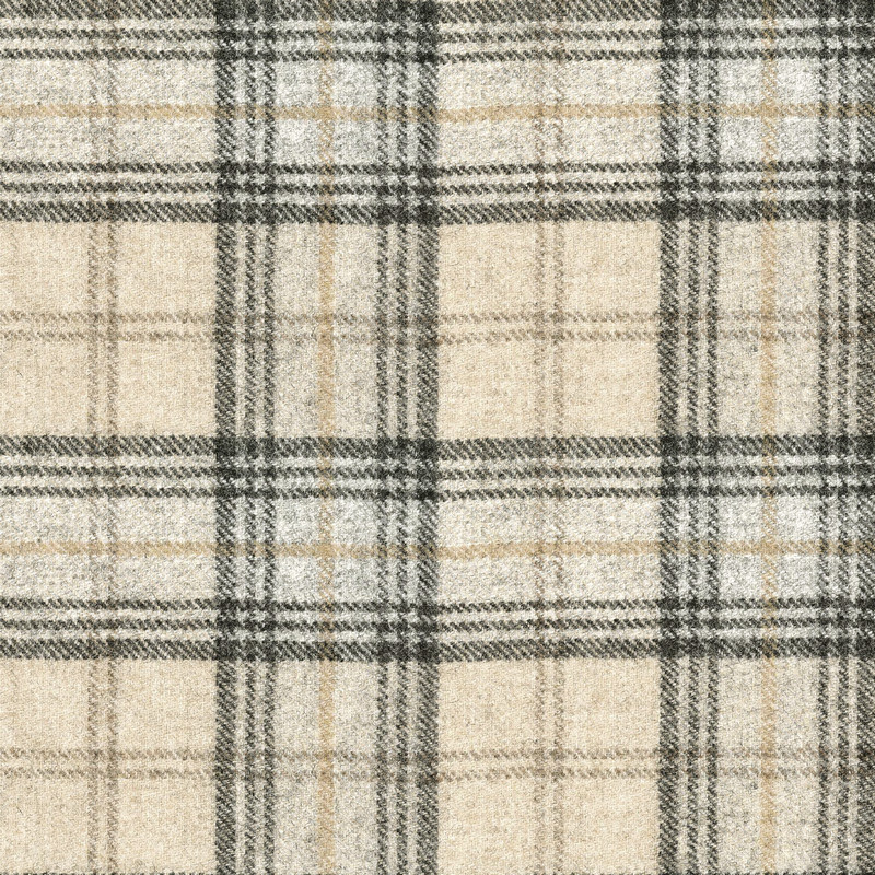 Wool Plaid Bamburgh Fabric by Art Of The Loom