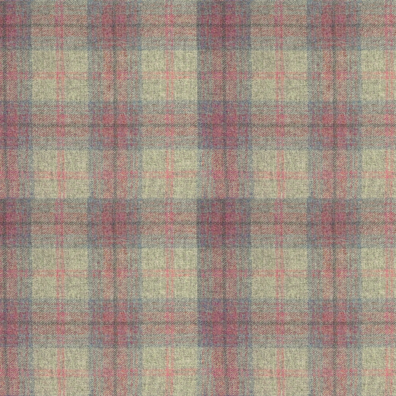 Wool Plaid Padstow Fabric by Art Of The Loom