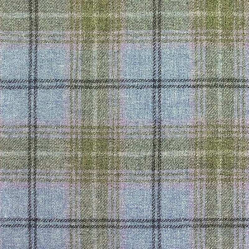 Wool Plaid Salcombe Fabric by Art Of The Loom