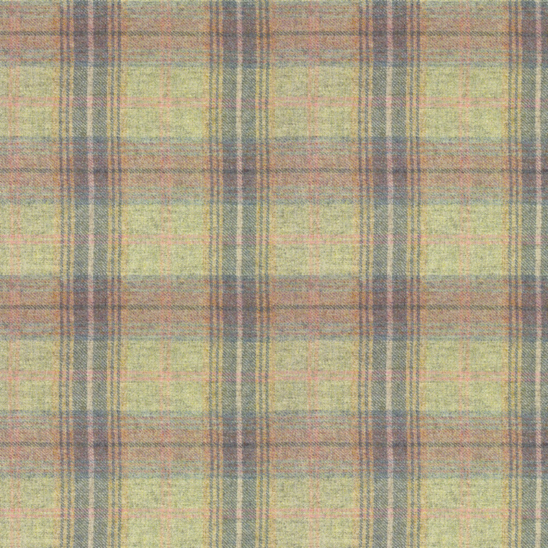 Wool Plaid Tobermory Fabric by Art Of The Loom