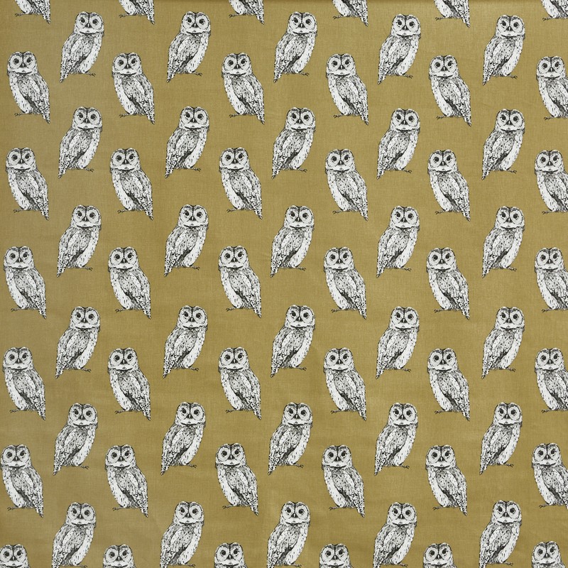 Owl Tawny Fabric by Prestigious Textiles