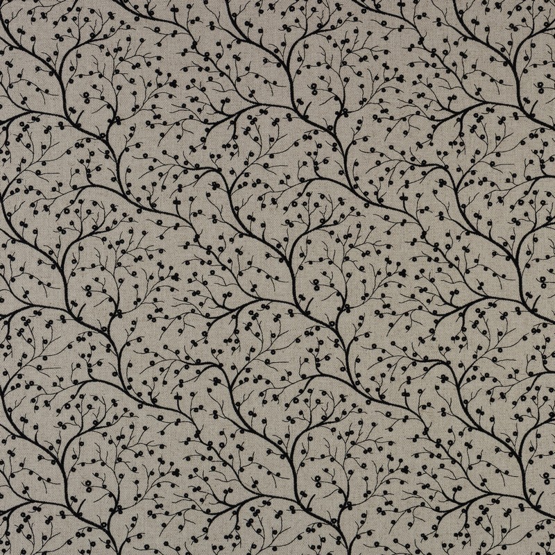 Appledore Charcoal Fabric by Fryetts