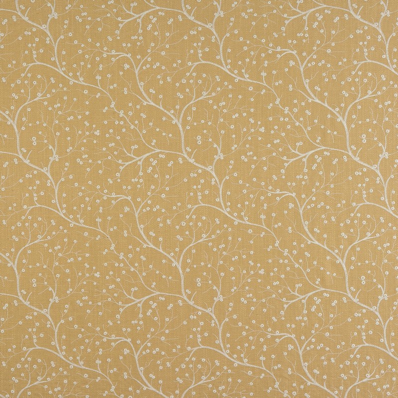 Appledore Ochre Fabric by Fryetts