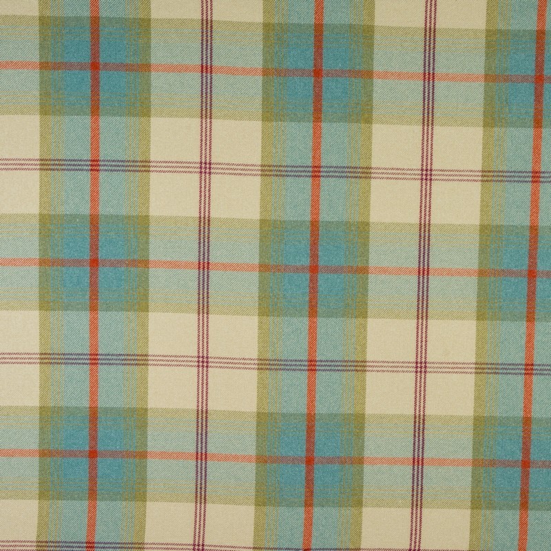 Balmoral Aqua Fabric by Fryetts