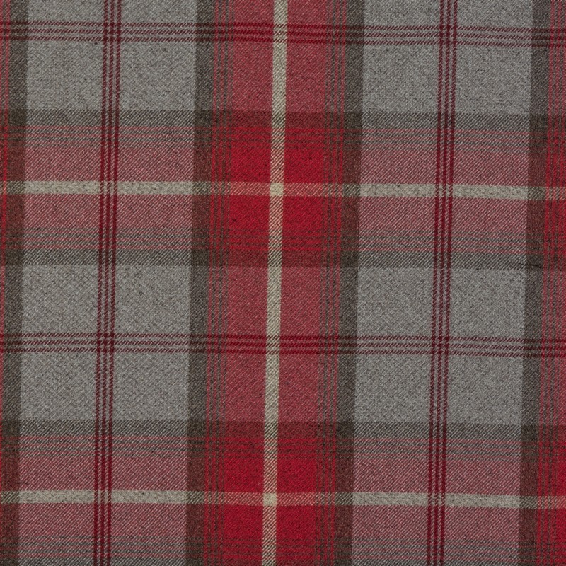 Balmoral Cherry Fabric by Fryetts