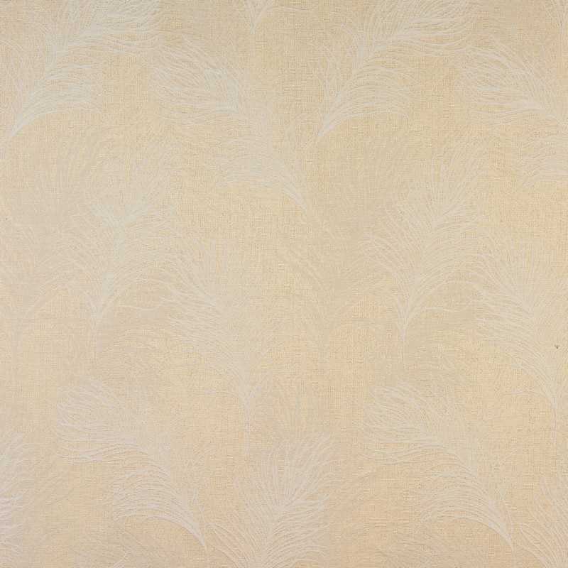Feather Ivory Fabric by Fryetts