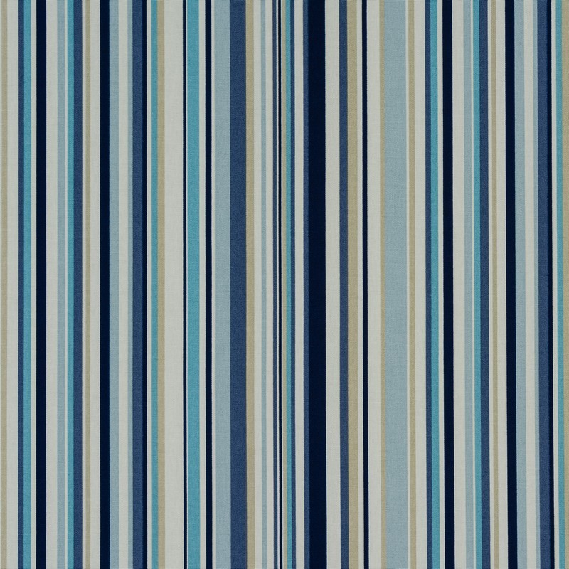 Goa Stripe Indigo Fabric by Fryetts