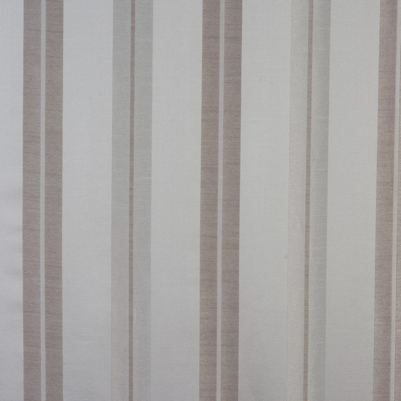 Lynton Stripe Natural Fabric by Fryetts