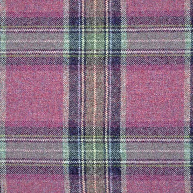 Glen Derry Pink Fabric by Abraham Moon