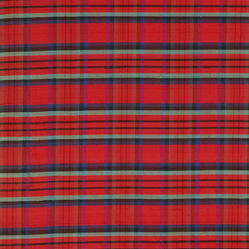 Tartan Silk Macduff of Duff Fabric by James Hare